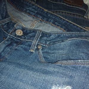 Levi's Bold CurveID ripped knee bootcut